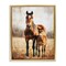 Stupell Industries Mare And Foal Portrait Floating Frame By Franklyn Gregory